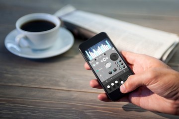 Poster - Composite image of music app