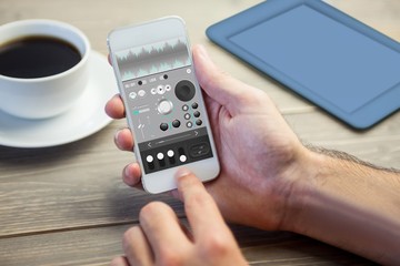 Poster - Composite image of music app