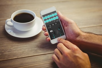 Poster - Composite image of music app