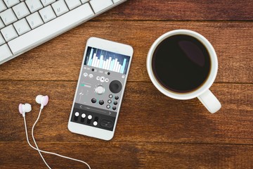 Poster - Composite image of music app