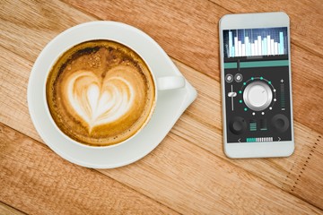 Poster - Composite image of music app