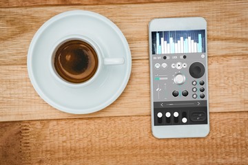 Poster - Composite image of music app
