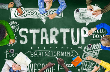 Poster - Startup Business Launch New Business Concept
