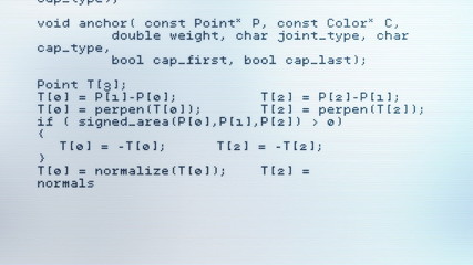 Poster - Digital animation of matrix