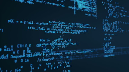 Poster - Digital animation of matrix