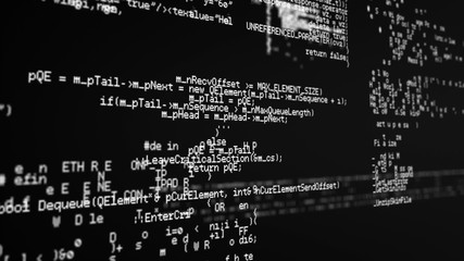Poster - Digital animation of matrix