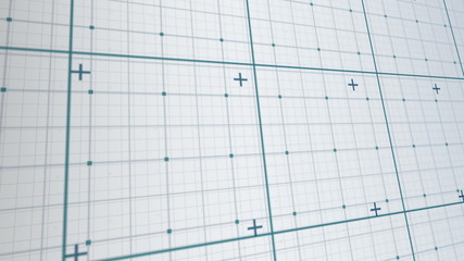 Aufkleber - Digital animation of matrix
