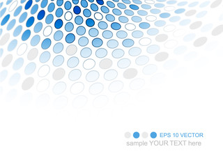 Fototapete - Business vector background with circle pattern. Folder, banner or cover design.