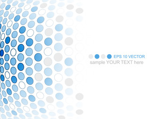Poster - business vector background with circle pattern. folder, banner or cover design.