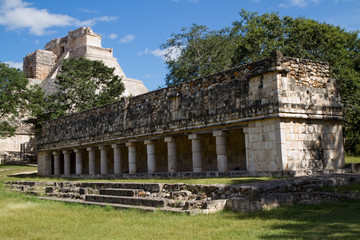 uxmal ruins in yucatan mexico