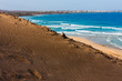 Sand dunes, Cape Verde beach