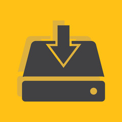 Aufkleber - Data download icon