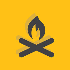 Poster - Campfire icon