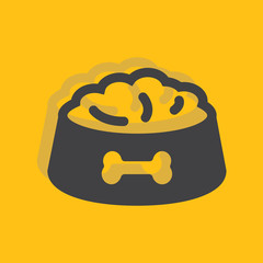 Poster - Pet dog feed icon