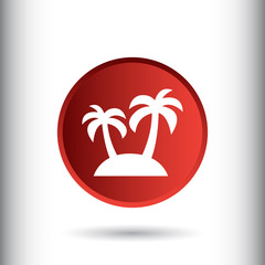 Aufkleber - Palm icon