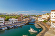 View on Canal des Horts at Ciutadella de Menorca, Spain.