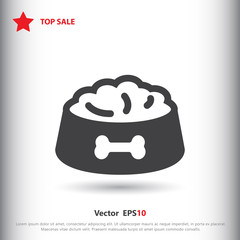 Poster - Pet dog feed icon