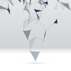Poster - Abstract background with dotted grid
