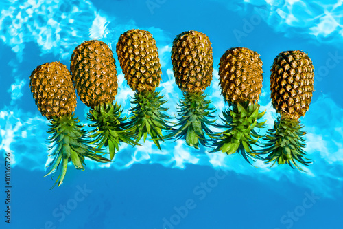 Healthy Diet Food Fresh Raw Organic Ripe Pineapples Floating In Pure Water In Swimming Pool Juicy Fruits Nutrition And Lifestyle Eating Vitamins For Beauty And Health Go Vegan Hydration Concept Stock Photo Pure beauty bb krem ile cildinize işilti katin. adobe stock