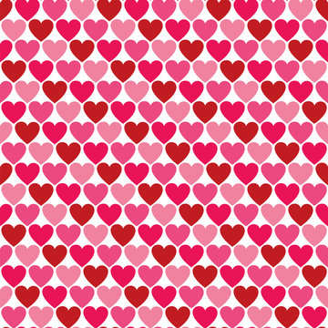 seamless background with small heart design 