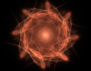 Poster - the colors in the series, fancy paint. background consists of fractal color texture and is suitable 