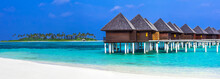 Luxury Maldives Vacation - Panorama With Water Bungalows