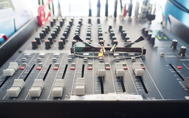 audio mixer, music equipment