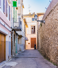 Fototapete - View of an rustic old town street