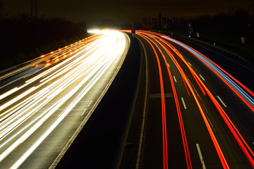 Wall Mural - Light trails