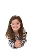 © PrimeLifePhotography - School aged child isolated on white