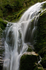  Poland. The Karkonosze National Park (biosphere reserve) - Kamienczyk waterfall (fragment)