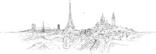 PARIS City Panoramic Sketch