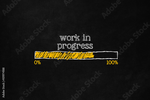 Fotografía Work in progress loading bar