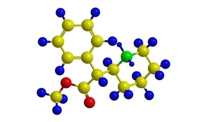 Wall Mural - Methylphenidate (Ritalin) - molecular structure