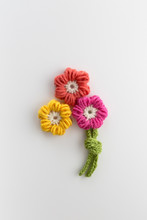Petal Puff Stitch Crochet Flower