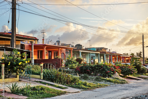 Naklejka ścienna Cuba, Viñales, Casas particulares