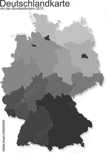 Germany with federal states