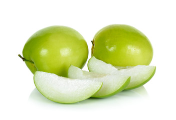 Monkey apple isolated on the white background