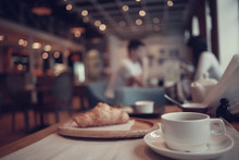 Breakfast Tea In A Cafe