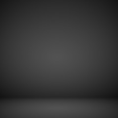abstract room interior black background