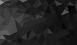 Black abstract geometric triangular polygon style illustration graphic background