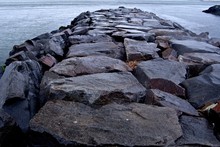 On The Rocks, Jetty At The Shore