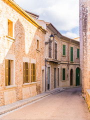 Fototapete - View of an mediterranean old town street