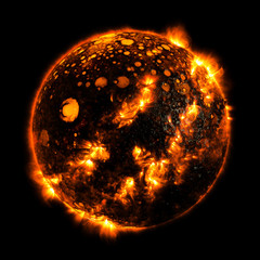 Wall Mural - hot planet elements of this image furnished by nasa