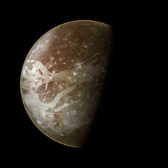 Wall Mural - ganymede planet isolated elements of this image furnished by nasa