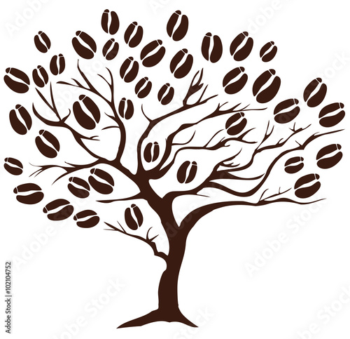wektorowe-drzewo-z-ziarnami-kawy-zamiast-lisci
