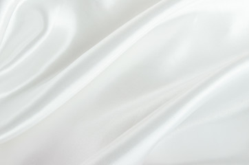 Abstract background - white satin textile background