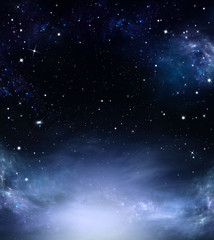 Wall Mural - amazing background of the night sky