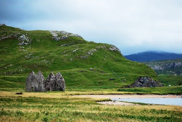 ruin near ardvreck castle