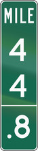 United States MUTCD Road Sign - Distance Road Marker